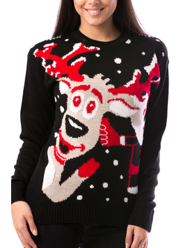 Pulover Dama AlmostXmas18 Negru