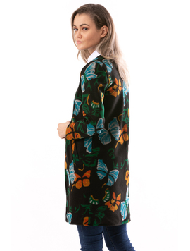 Sacou Dama RainyDay Negru si Verde