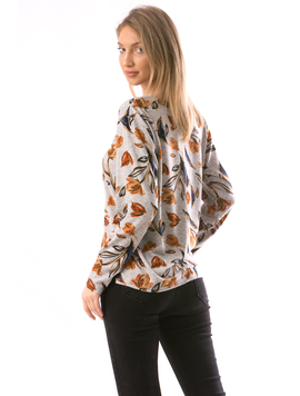 Bluza Dama CollarOneLace11 Gri