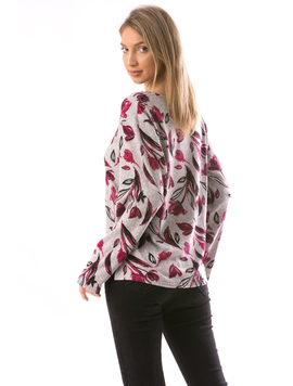 Bluza Dama CollarOneLace12 Gri