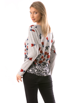Bluza Dama CollarOneLace13 Gri