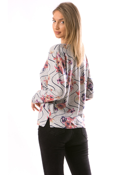 Bluza Dama CollarSimple22 Gri