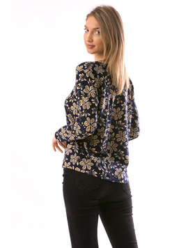 Bluza Dama CollarShrt18 Bleumarin