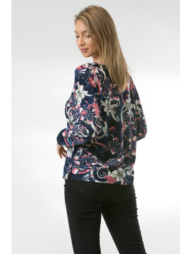 Bluza Dama CollarSimple40 Bleumarin