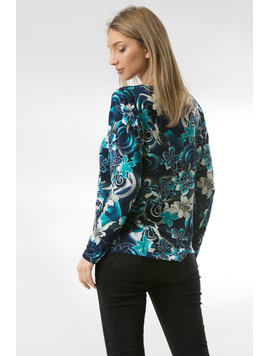 Bluza Dama CollarSimple42 Bleumarin