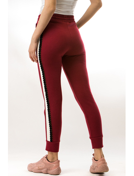 Pantaloni Dama GoldenThread2 Rosu