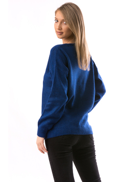 Pulover Dama Trissys77 Albastru