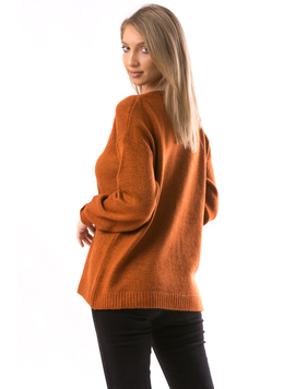 Pulover Dama Trissys77 Caramiziu