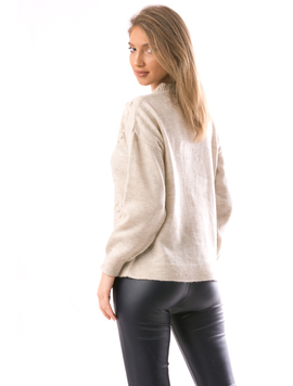 Pulover Dama Astys33 Bej