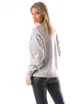 Pulover Dama Astys33 Gri