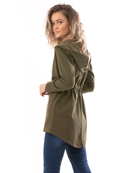 Cardigan Dama FunnyRope Kaki Si Alb