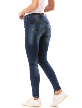 Jeans Dama SpringKnit Albastru