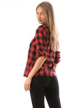 Camasa Dama ChestPocket20 Rosu