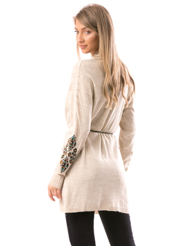 Cardigan Dama FlowerHand Bej