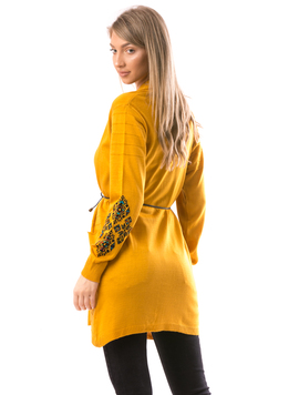 Cardigan Dama FlowerHand Mustar