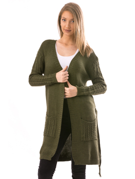 Cardigan Dama Cremsy56 Kaki