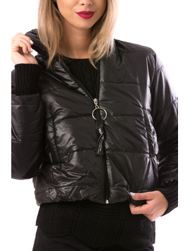 Geaca Dama Din Fas Trenzy90 Negru