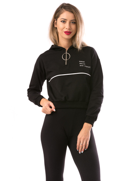 Hanorac Dama SsaJust78 Negru