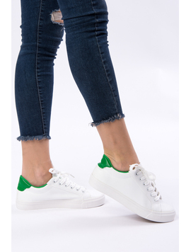Adidasi Dama Mysterious Alb Si Verde