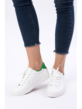 Adidasi Dama Mysterious Alb Si Verde