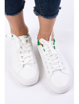 Adidasi Dama Mysterious Alb Si Verde