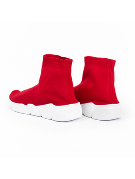 Adidasi Dama Inalti Sneakers Rosii