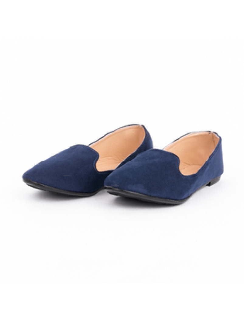 Balerini Dama Catifea Roxane Bleumarin
