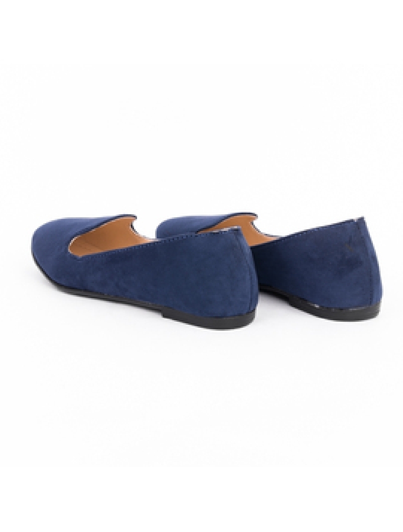 Balerini Dama Catifea Roxane Bleumarin