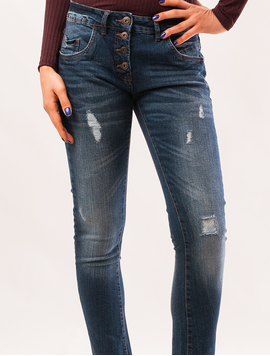 Jeans Dama Boyfriend Wrap It Up Albastru