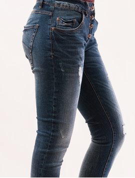 Jeans Dama Boyfriend Wrap It Up Albastru