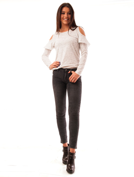 Jeans Dama Simpli Infused Gri