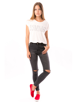 Jeans Dama CrazyPunk Gri