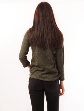 Bluza Dama Cu Imprimeu Holy Moly Verde