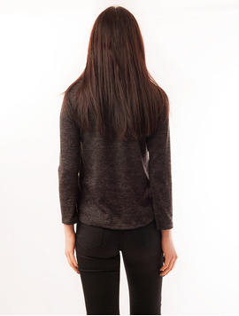 Bluza Dama Cu Imprimeu Holy Moly Neagra