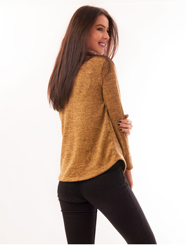 Bluza Dama Cu Imprimeu Holy Moly Mustar