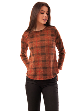 Bluza Dama In Carouri Chance Caramizie