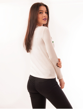 Bluza Dama Cu Bulbi Wonderful Alba 