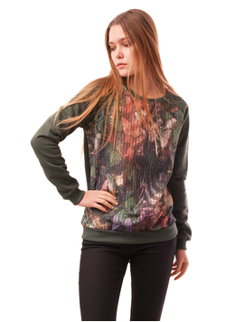Bluza Dama Cu Model Inspicat Adventure Verde