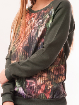 Bluza Dama Cu Model Inspicat Adventure Verde