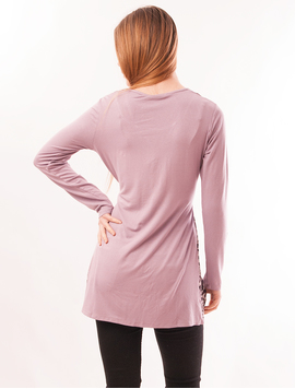 Bluza Dama Cu Model Animal Print Buttons Lila