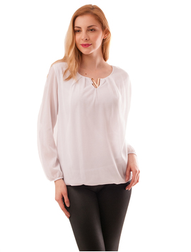 Bluza Dama Din Voal Suspicious Alba