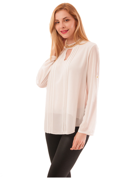 Bluza Dama Din Voal Cu Pietre Stralucitoare Spice Alba