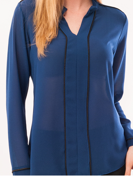 Bluza Dama Din Voal Unique Albastra