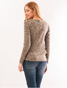 Bluza Dama Cu Fundite Bow Bow Kaki