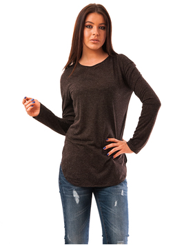 Bluza Dama Cu Despicaturi Neo World Gri