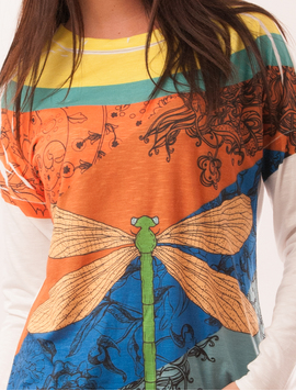 Bluza Dama Cu Libelula Everybody Multicolora