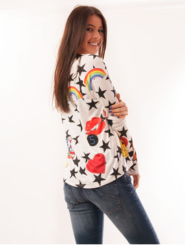 Bluza Dama Bite Me Now Alba