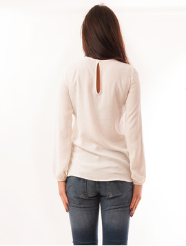Bluza Dama Cu Pliuri Style Alba