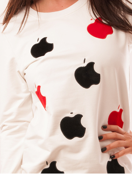 Bluza Dama Lunga Apple Alba