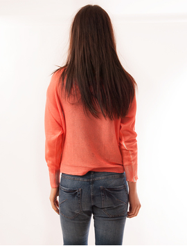 Bluza Dama Cu Elefant India Portocalie